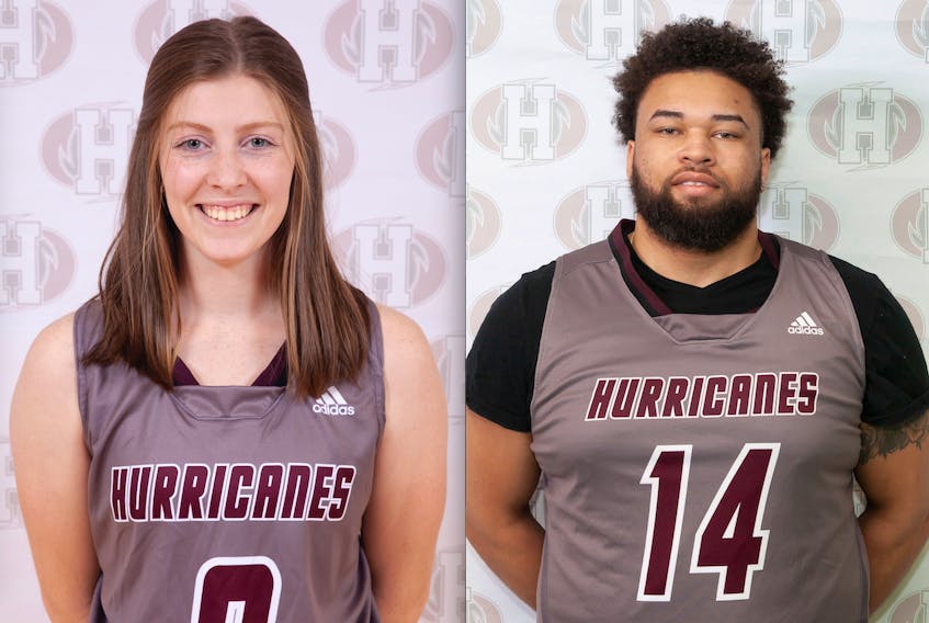 Lexi MacInnis and Travis Adams are student-athletes at Holland College.