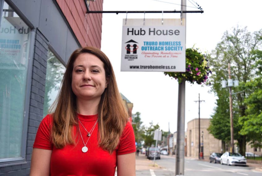 Katie Upham is worried about having to turn clients away from Truro’s homeless shelter.