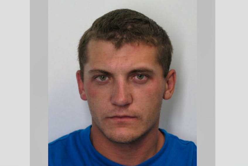 Robbery suspect Ian Williams of Bishop’s Falls is at large and Grand Falls-Windsor RCMP are asking for information pertaining to his whereabouts.