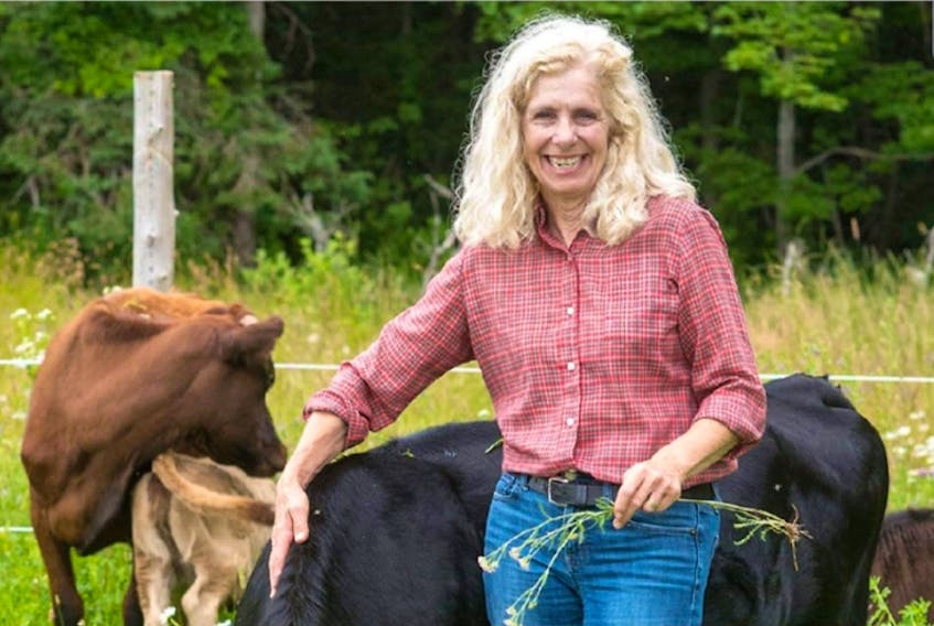 Evelyn Lafortune, with husband Mike, owns Dexter Cattle Company, an organic beef farm on P.E.I.