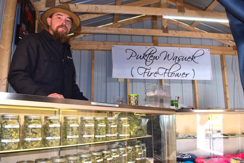 Robert Wilmot, who owns a cannabis shop in Millbrook, says RCMP officers are impacting both his business and his treaty rights by setting up spot checks at both ends of his street.