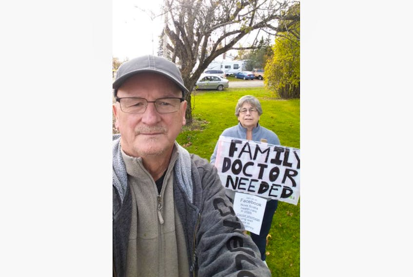 Alan Ross and his wife Linda are joining a province-wide protest against the ongoing lack of family physicians.