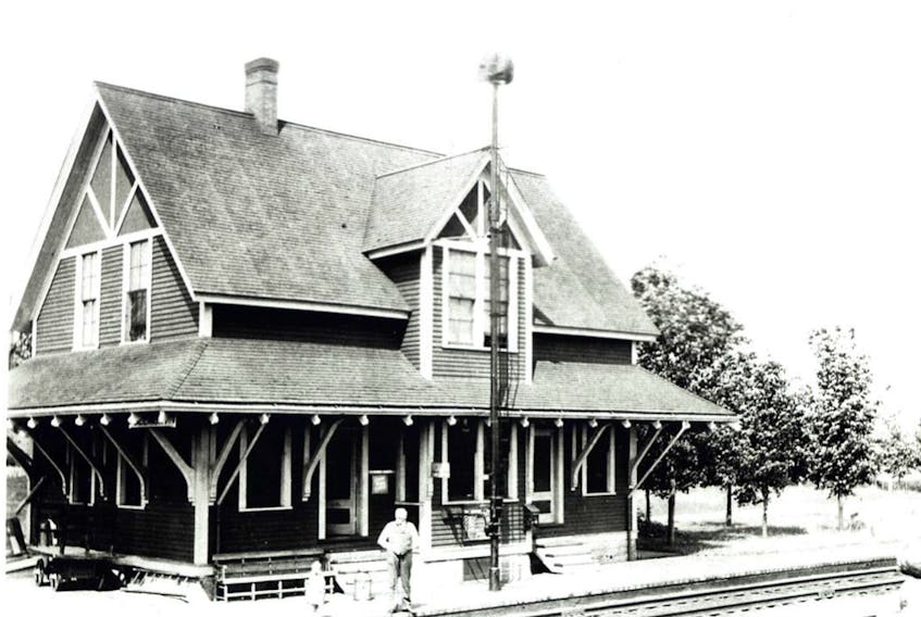 The Belmont train station had to be rebuilt after a fire swept through the village in 1905. CONTRIBUTED PHOTO/COLCHESTER HISTOREUM