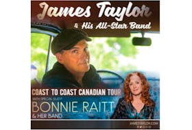 James Taylor and Bonnie Raitt are scheduled to play at Mile One Centre in St. John's on May 5, 2020.