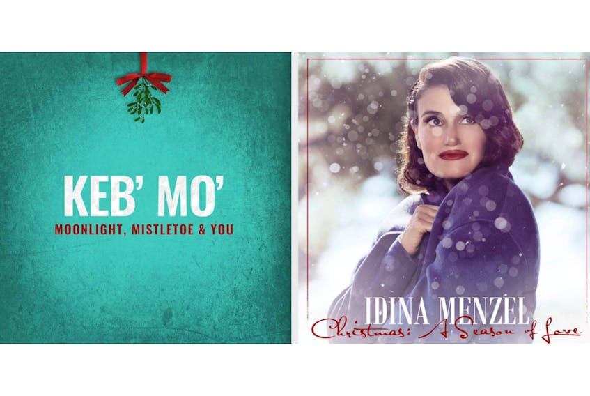 Here are two brand new albums out just in time for Christmas. They are by recording artists Idina Manzel and Keb’Mo .