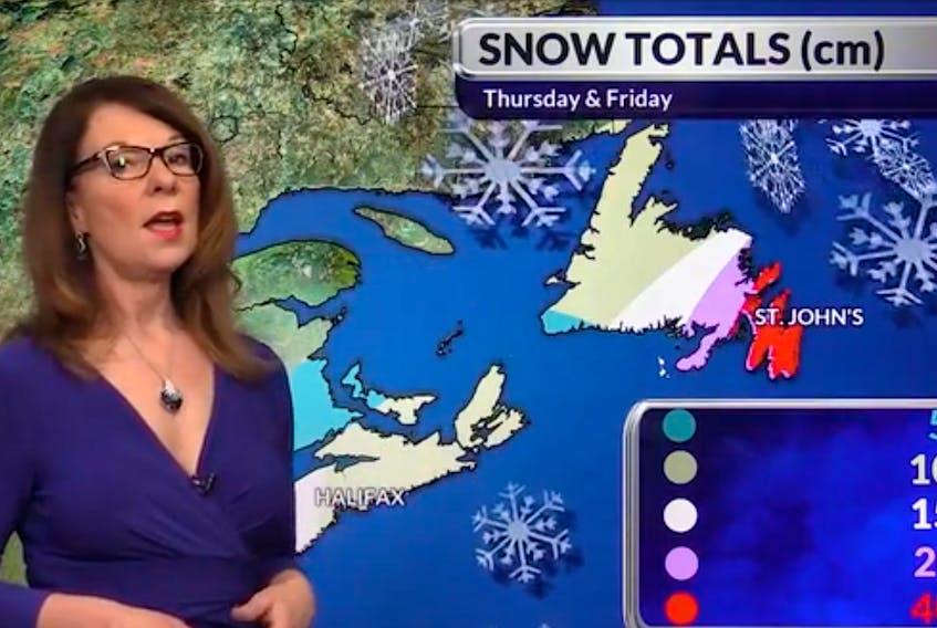 SaltWire Network meteorologist Cindy Day says the Avalon Peninsula could see up to 70 cm of snow on Friday. Paired with high winds, brace for a blizzard.