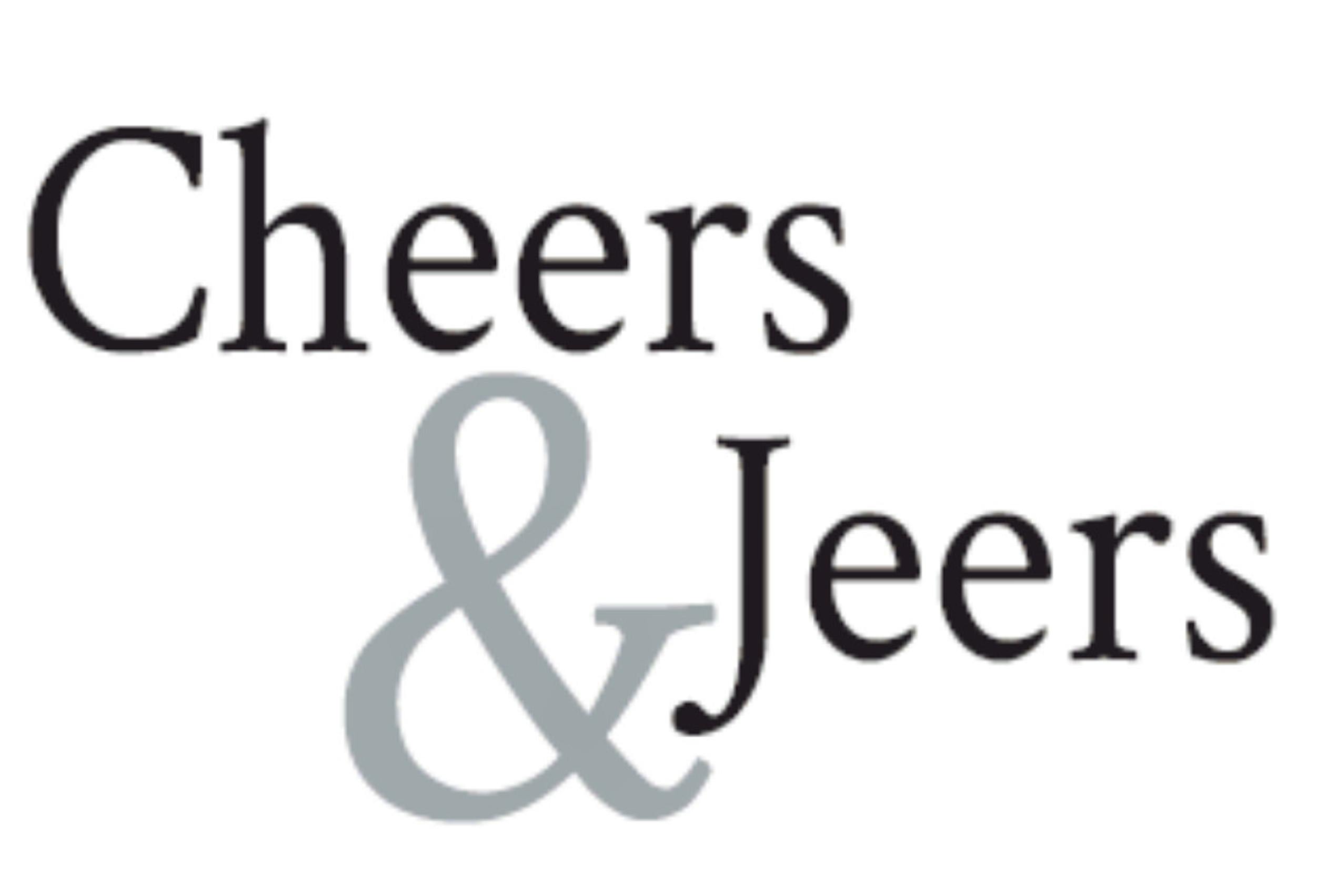 EDITORIAL: Cheers & Jeers for Feb. 