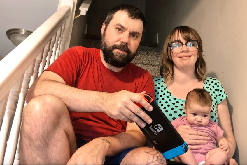 Steven and Kathleen Cassidy - as well as their newborn daughter, Casey - are looking forward to seeing the video game they made released on the Nintendo Switch gaming system this September.
