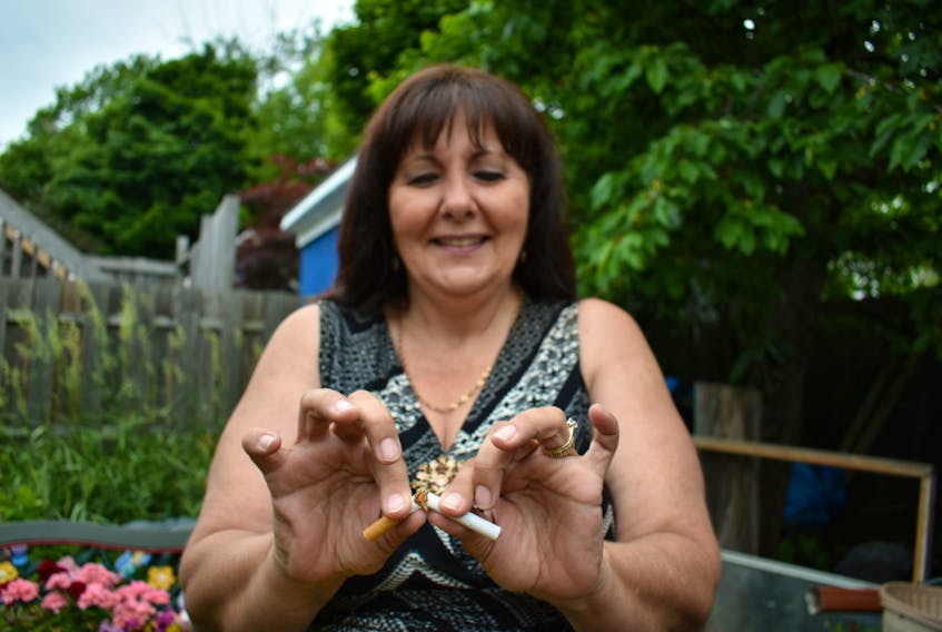 Judy Gallant hopes this is the last time she breaks the habit after participating in a month-long challenge with the P.E.I. Lung Association to quit smoking.