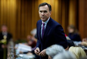Canada's Finance Minister Bill Morneau speaks in the House of Commons before the COVID-19 pandemic. As of July 5, 2020, the Canadian government distributed $54.79 billion in CERB benefits.
