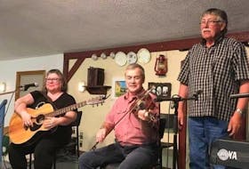 The Chaisson Trio with Kevin Chaisson, right,, Rannie MacLellan and Louise Chaisson-MacKinnon are the featured performers at the Sept. 18 Ceilidh at the Irish Hall.