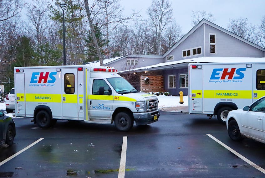 Six residents of the new Valley Hospice in Kentville were temporarily relocated to the neighbouring Valley Regional Hospital on Friday afternoon following a flood. – Adrian Johnstone