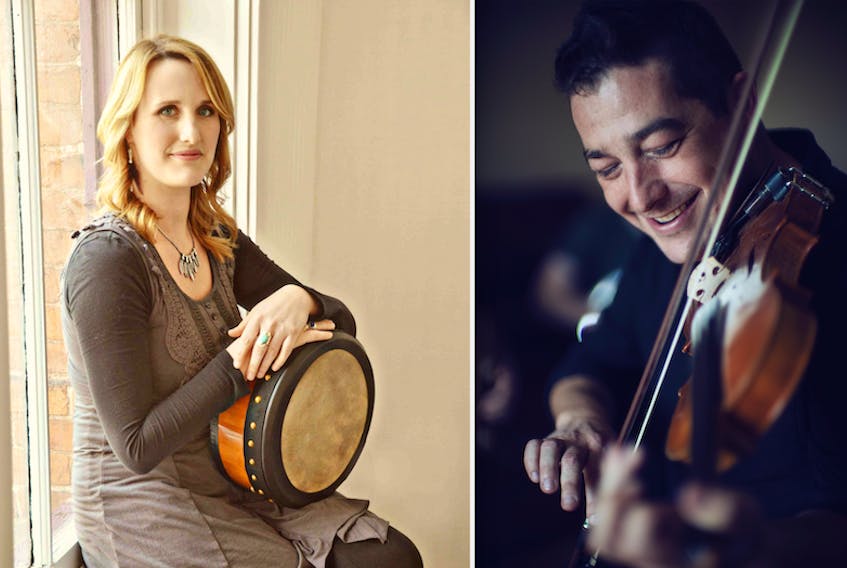 Emmanuelle Leblanc and Colin Grant will conduct work shops this week as part St. Patrick's Day celebrations.