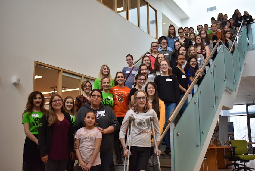 The seventh annual Women in Science retreat was held on Saturday at Cape Breton University. In total, 80 young females from high schools across Cape Breton participated in the event, which also feature guest speaker Dr. Randy Lynn Newman of Acadia University.