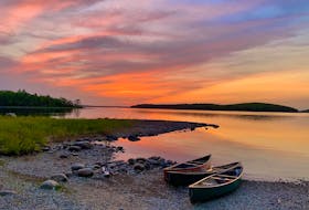 I can't get over how beautiful the skies are in Nova Scotia; the lilac, gold and hints of pink in this shot look like brush strokes in the heavens. Ethan MacLennan sent this picturesque photo from his recent canoe and camping trip in Kejimkujik, N.S. Now, I'm craving smores. Thanks, Ethan.