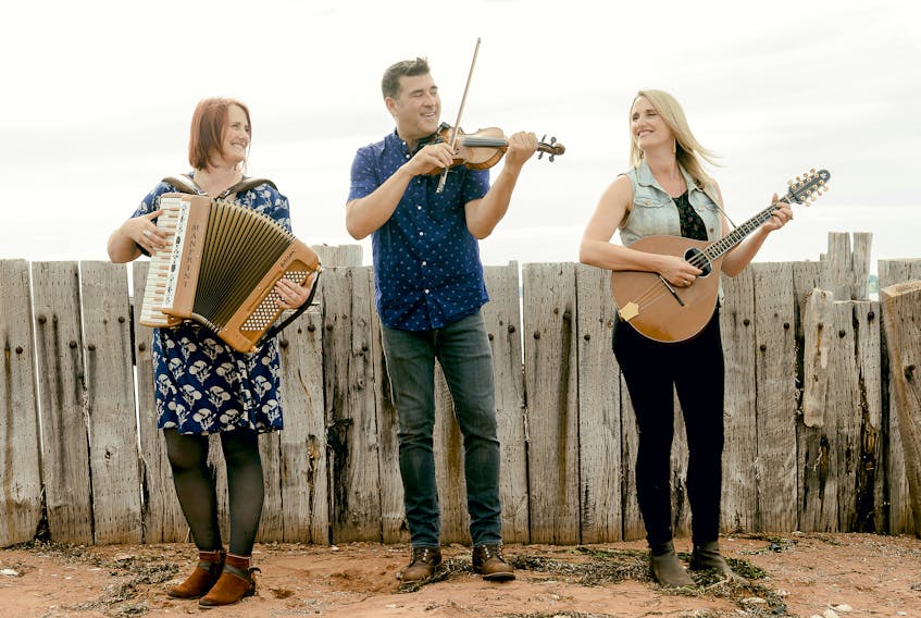 Vishtén, the dynamic Acadian trio, will be one of the featured artists that will be part of Ship’s Company Theatre’s Music Nights that will feature four concerts online this summer. Because of COVID-19, the popular theatre company is offering its 2020 calendar online and free of charge. Jacinta Bernard photo
