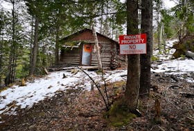 One of the no trespassing signs posted in Annapolis Group's land in the Blue Mountain-Birch Cove Lakes area. -- Michael Haynes