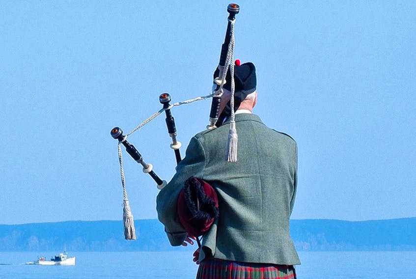 What a sight! And if you close your eyes, you can almost hear the skirl of the pipes echoing off the waters of the Bay of Fundy. Phil Vogler came across this lone piper one cloudless day and not wanting to disturb him, took this amazing photo from behind. Bagpipes have been around for a very long time; people believe that the shepherds invented bagpipes. The Bible mentioned them too however, many historians agree that the bagpipes were invented in Sumeria. Sumeria is part of the old Mesopotamian village that lived during 2,000 BC which is now present-day Iraq. - Contributed