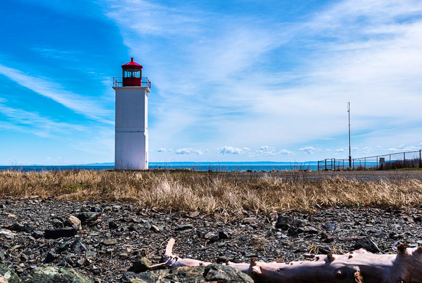 Brian Gomes took this photo of the Caribou light.