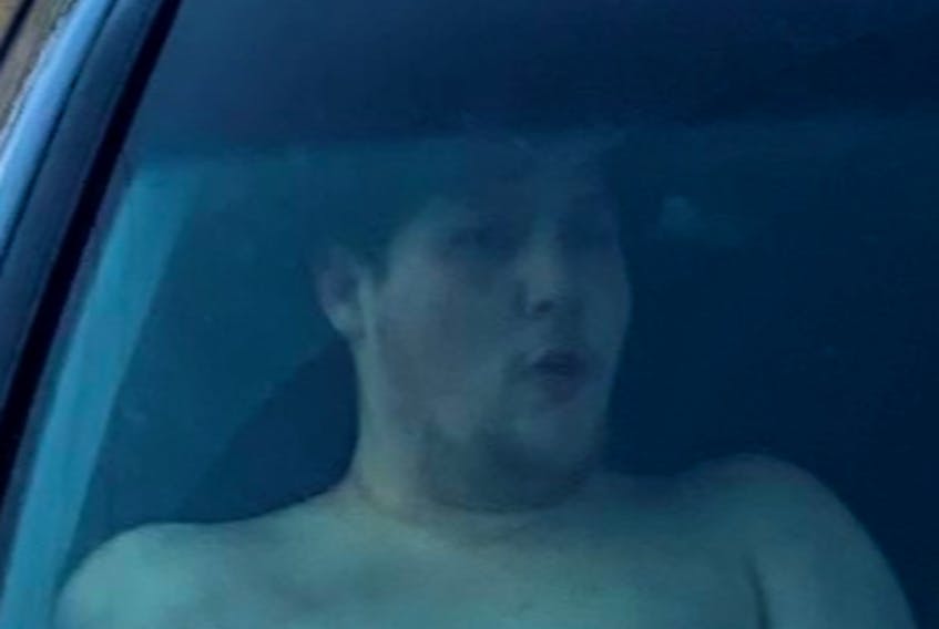 Police are looking for a suspect after a man was stabbed in a road rage incident on Jan. 20, 2021, in Lower Sackville. He is described as white, 18-20 years of age, heavy set, 5 foot 9 inches tall and was wearing black basketball shorts.