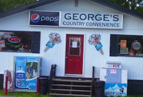 George’s Country Convenience Store on Scotch Lake Road, Georges River. The Cape Breton Regional Police are investigating an attempted break-and-enter to the store – which is closed for the season – Friday morning, one of three businesses targeted in a 40-minute period. Contributed photo