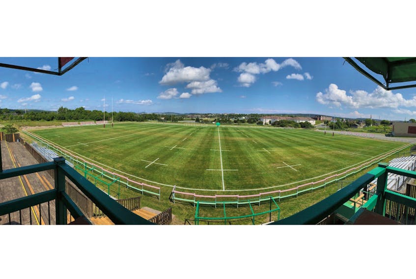 The Canadian under-19 rugby championship will be the first games played on the refurbished Swilers Rugby Football Club pitch following a $900,000 upgrade. — Submitted photo