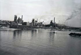 The Sydney Steel Blast Furnace in 1966. Beaton Institute.