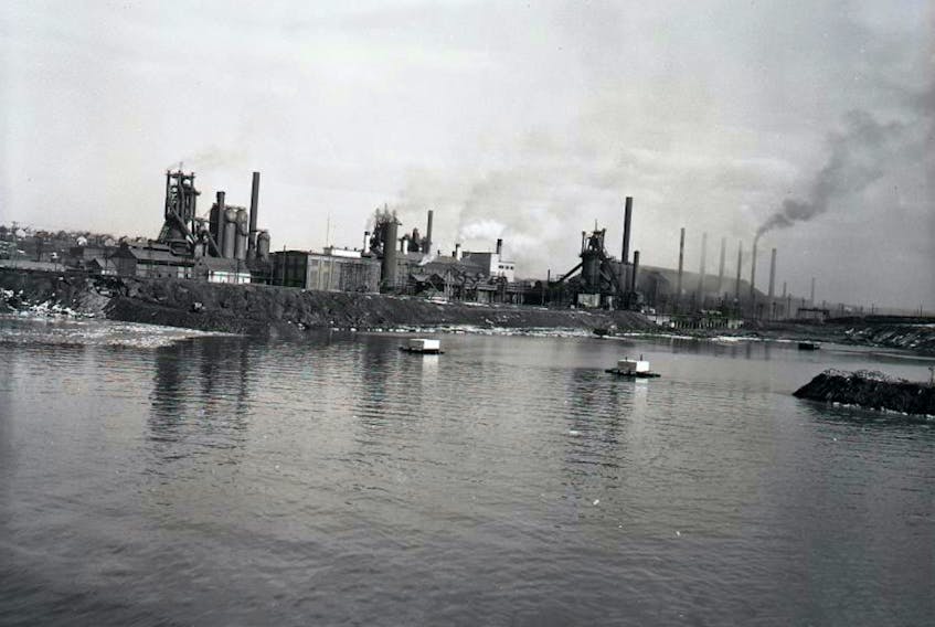 The Sydney Steel Blast Furnace in 1966. Beaton Institute.