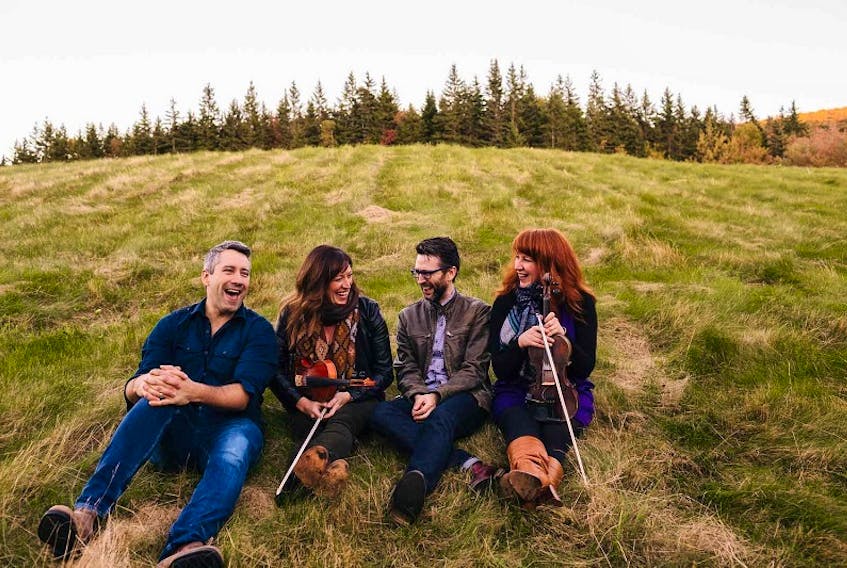 Cape Breton quartet Beolach is among the dozens of artists performing online for Celtic Colours International Festival at Home, live streaming from Membertou Trade and Convention Centre Oct. 9 to 17.