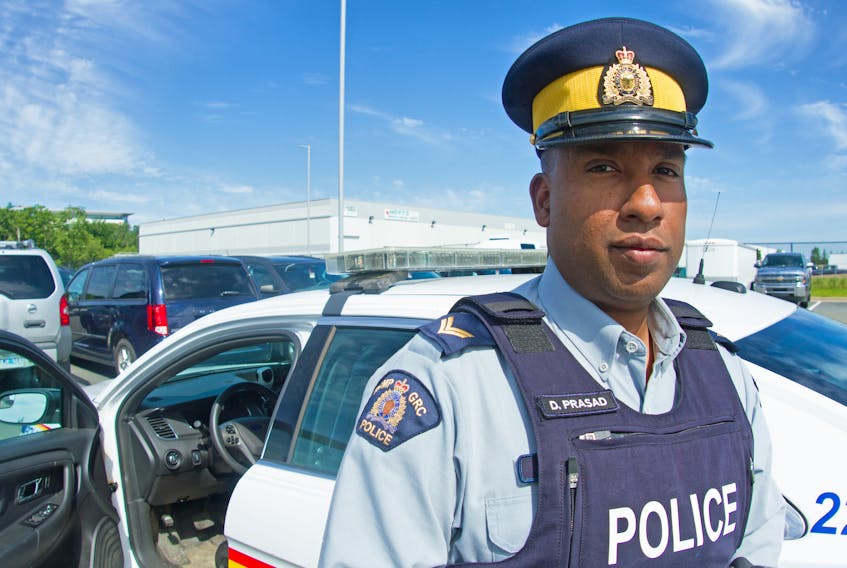 Const. Deepak Prasad is the wellness peer support co-ordinator for the Nova Scotia RCMP. He's shown at the RCMP's headquarters in Dartmouth.