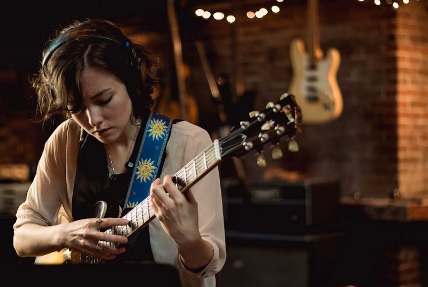 Halifax guitarist Sam Wilson plays an Upstream Music concert on Sunday that can be enjoyed either in-person at the Music Room, or via online livestream. Wilson and her band will perform music from her recent album Groundless Apprehensions as well as new compositions from a fall 2019 residency at the Banff Centre for Arts and Creativity.