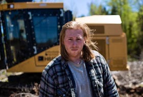 Taylor Olson plays a troubled forestry worker in Bone Cage, his feature film directorial debut. The Nova Scotia-shot project debuts locally via FIN Stream online film festival, starting Thursday.