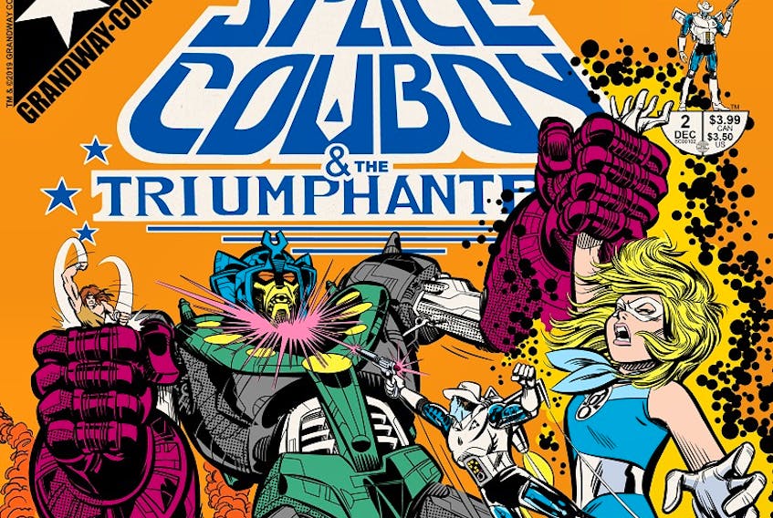 Dartmouth-based Grandway Comics is in the running for Sequential Magazine’s best Canadian comic book of 2020 for the second issue of Space Cowboy & the Triumphanteers. Fans have until Sunday at midnight to vote for the title at sequentialpulp.ca.