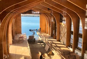 Restoration is now complete for Lunenburg's Big Boat Shed where famous ships like the Bluenose II and the replica of HMS Bounty were built. The facility will soon be open to visitors as part of the waterfront Fisheries Museum of the Atlantic, with new displays and exhibitions, as 2021 marks the 100th anniversary of the launch of the original Bluenose schooner..