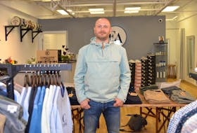 Steven Walsh opened Eastwood Ave. Menswear in Charlottetown on May 22. Since opening, business has been good and he's got the store's website up and running for online sales sooner than expected.