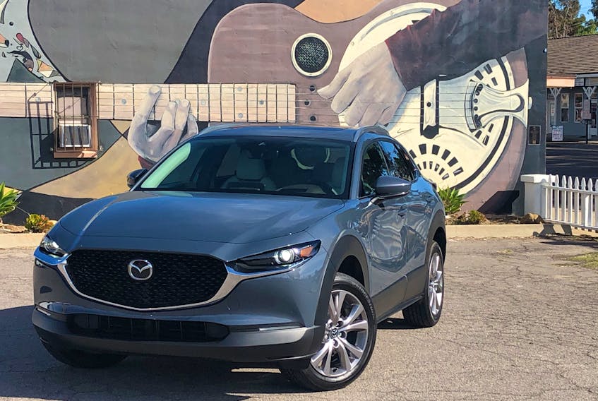 The 2020 Mazda CX-30 GT AWD is powered by a 2.5-litre, four-cylinder engine that generates up to 186 horsepower and 186 lb.-ft. of torque.