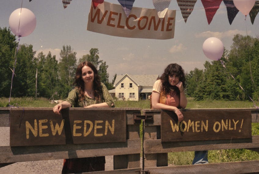 Kayla Lorette and Evany Rosen star in New Eden, streaming on Crave.