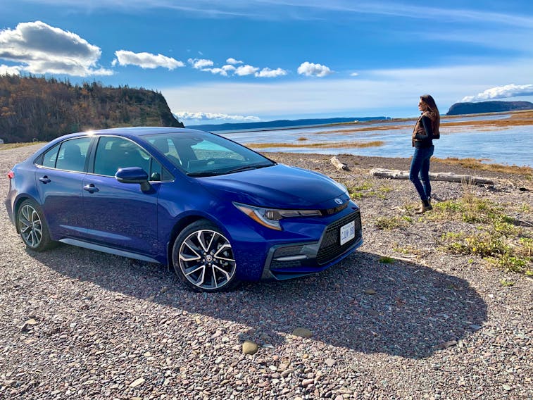 It didn't take Garry and Lisa long to get into backroad mode on their 'long cut' Sunday drive. The 15-minute break at the Ottawa House beach near Parrsboro was like landing on another planet and a perfect spot to skip stones on the Bay of Fundy.