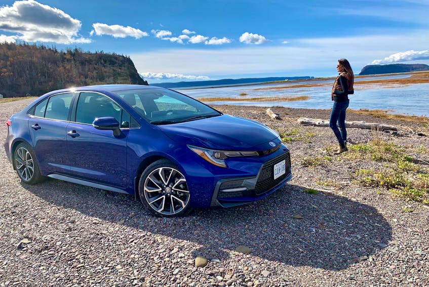 It didn't take Garry and Lisa long to get into backroad mode on their 'long cut' Sunday drive. The 15-minute break at the Ottawa House beach near Parrsboro was like landing on another planet and a perfect spot to skip stones on the Bay of Fundy.