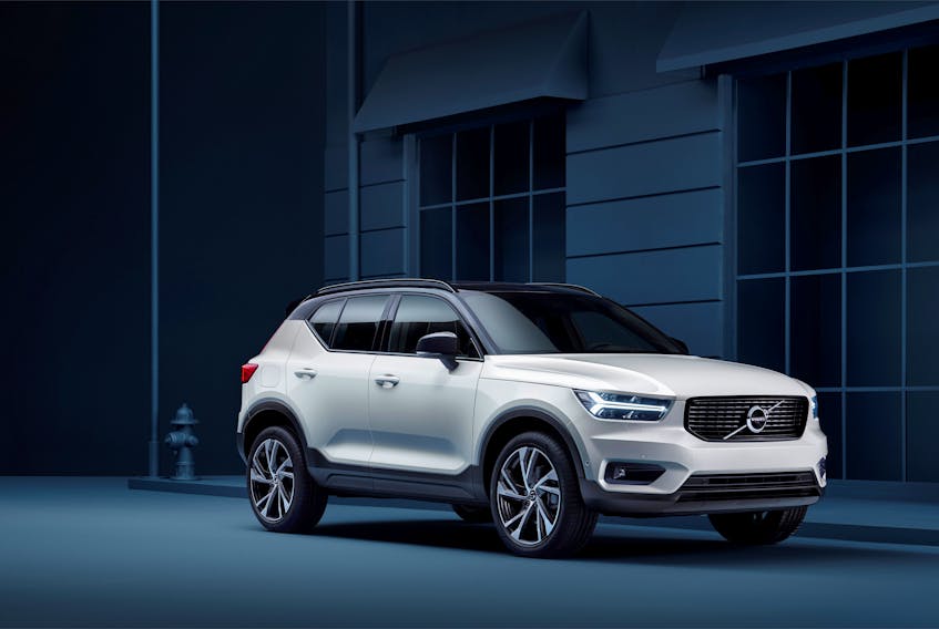 The 2020 Volvo XC40 R-Design is powered by a turbocharged 2.0-litre, four-cylinder engine that generates up to 248 horsepower and 258 lb.-ft. of torque. - Volvo