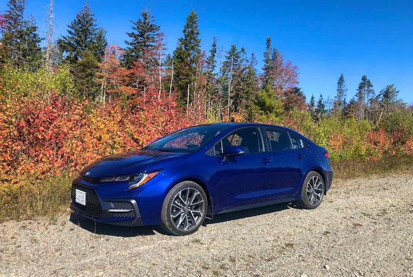 The 2020 Toyota Corolla SE six-speed tester we drove was powered by a 2.0-litre, four-cylinder engine that makes up to 169 horsepower and 151 lb.-ft. of torque.