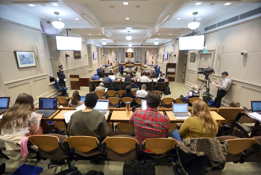 Jan. 14, 2020—File shot of Halifax Regional Muncipality city council in session Jan. 14, 2020.
ERIC WYNNE/Chronicle Herald