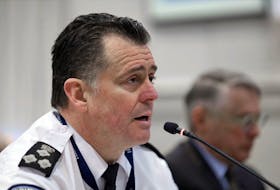 Halifax Regional Police Chief Dan Kinsella speaks at a Halifax regional council in session Jan. 14, 2020. On Monday, Kinsella told the Halifax board of police commissioners about HRP's new internal legitimate and bias-free policing program.