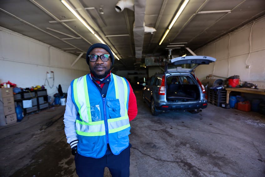 Ernest Korankye came to Canada from Ghana in 2010 to study biology, and with a list of family members who wanted cars shipped to them if he could squeeze it in. A decade later, He has a PhD from Dalhousie and a business that annually ships 3,000 used cars all over the world. ERIC WYNNE/The Chronicle Herald