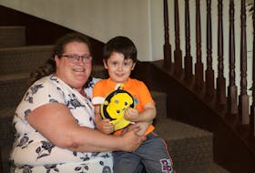 May 28, 2020—Tammy Marriott, of Halifax, can’t return to work because daycares at not possibly opening until later in June. Until then she is staying home with her son Evan, 4. (For Nicole Munro story)
ERIC WYNNE/Chronicle Herald