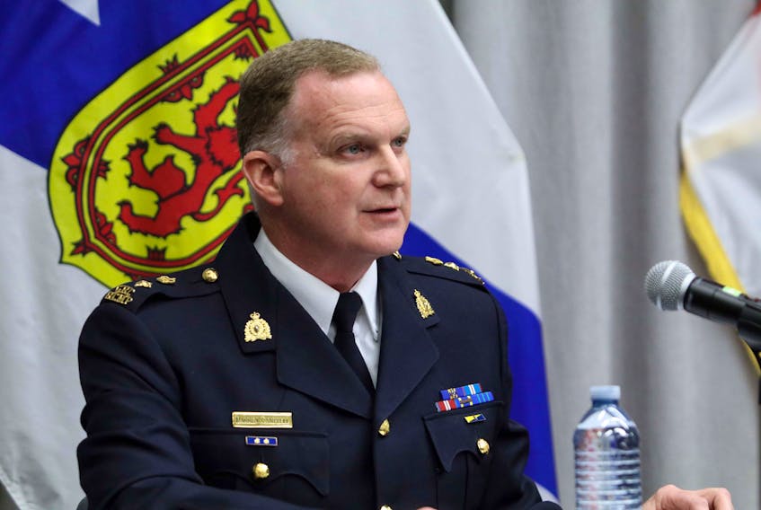 On Thursday, June 4, 2020, Nova Scotia RCMP Supt. Darren Campbell gives an update into the investigation of the Nova Scotia mass shooting on April 18 and 19.