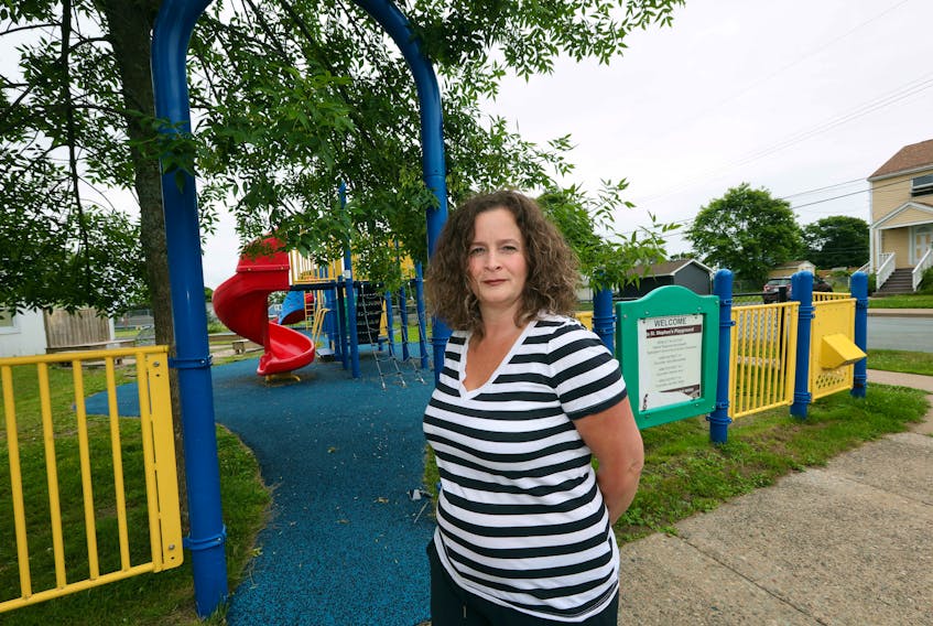 July 27, 2020—Jennifer Denney-Hazel is one a group of concerned parents who don't want Nova Scotia to open borders to all the other provinces of  Canada at the risk of having to shut down schools again.