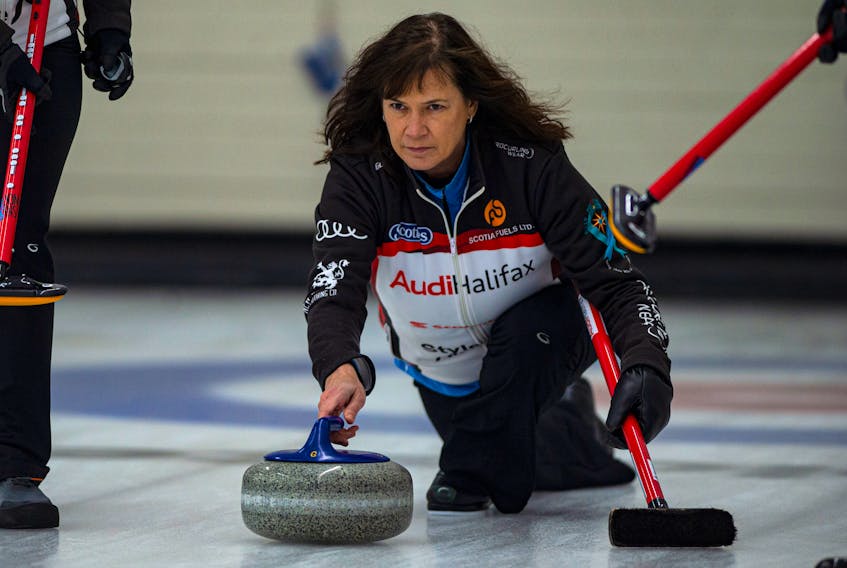 Mary-Anne Arsenault defeated Colleen Jones to capture the  Scotties Tournament of Hearts women's provincial curling title on Sunday  at the Dartmouth Curling Club.
Ryan Taplin - The Chronicle Herald