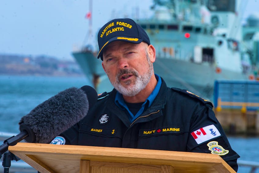 May 1, 2020
Rear Admiral Craig Baines announces that the military members missing since Wednesday's helicopter crash off the coast of Greece are now presumed dead.
Ryan Taplin - The Chronicle Herald