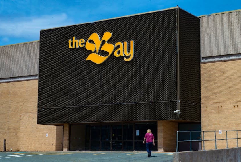 The Bay at Mic Mac Mall in Dartmouth. Hudson's Bay intends to open its two Nova Scotia stores Tuesday. Ryan Taplin - The Chronicle Herald